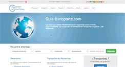 Desktop Screenshot of guia-transporte.com