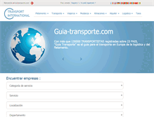 Tablet Screenshot of guia-transporte.com